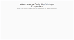 Desktop Screenshot of dollyupvintageemporium.com