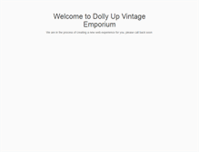 Tablet Screenshot of dollyupvintageemporium.com